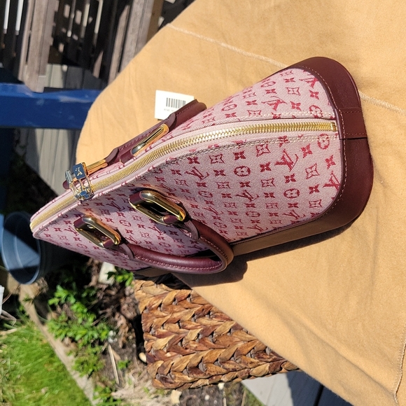 100% AUTHENTIC VINTAGE LOUIS VUITTON ALMA LONG MONOGRAM SATCHEL - Picture 3 of 7